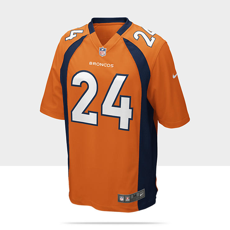    Broncos Champ Bailey Mens Football Home Game Jersey 468951_827_A