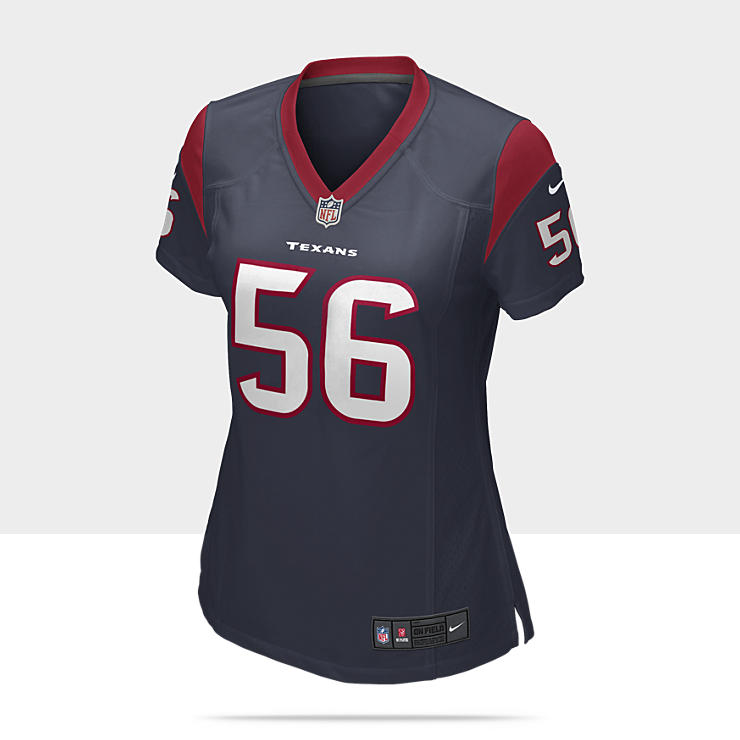   Texans Brian Cushing Womens Football Home Game Jersey 469901_463_A