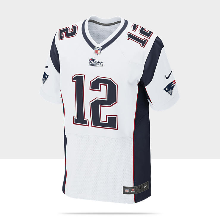    Patriots Tom Brady Mens Football Away Elite Jersey 479123_100_A