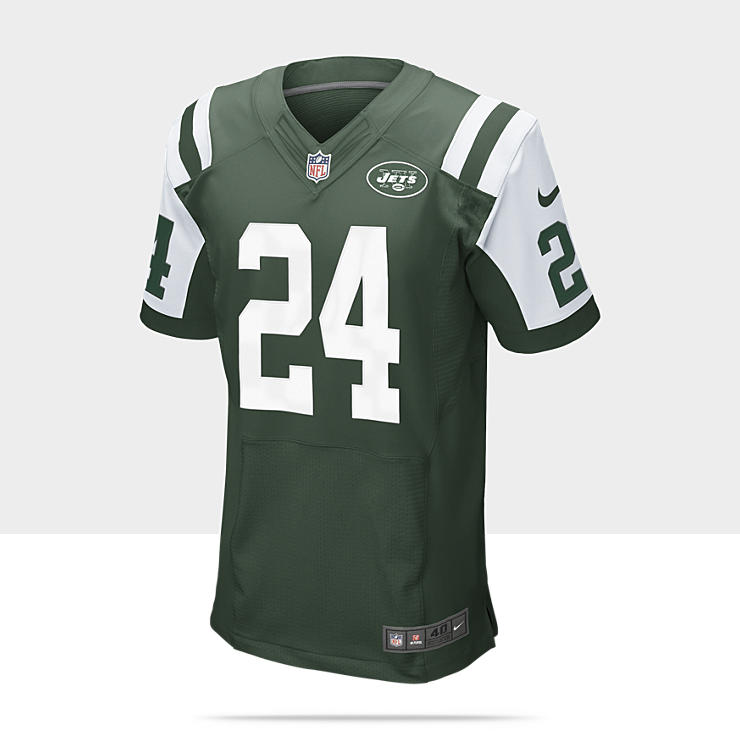    Jets Darrelle Revis Mens Football Home Elite Jersey 468901_325_A