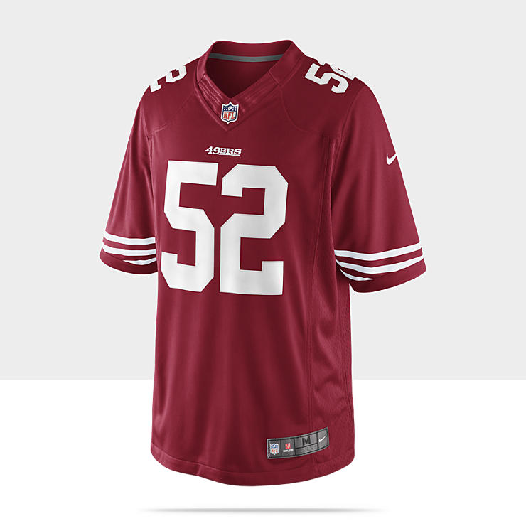 NFL San Francisco 49ers Patrick Willis Mens Football Home Limited 