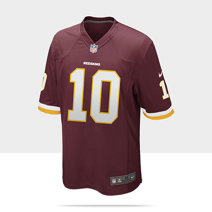 NFL Washington Redskins Robert Griffin III Mens Football Home Game 