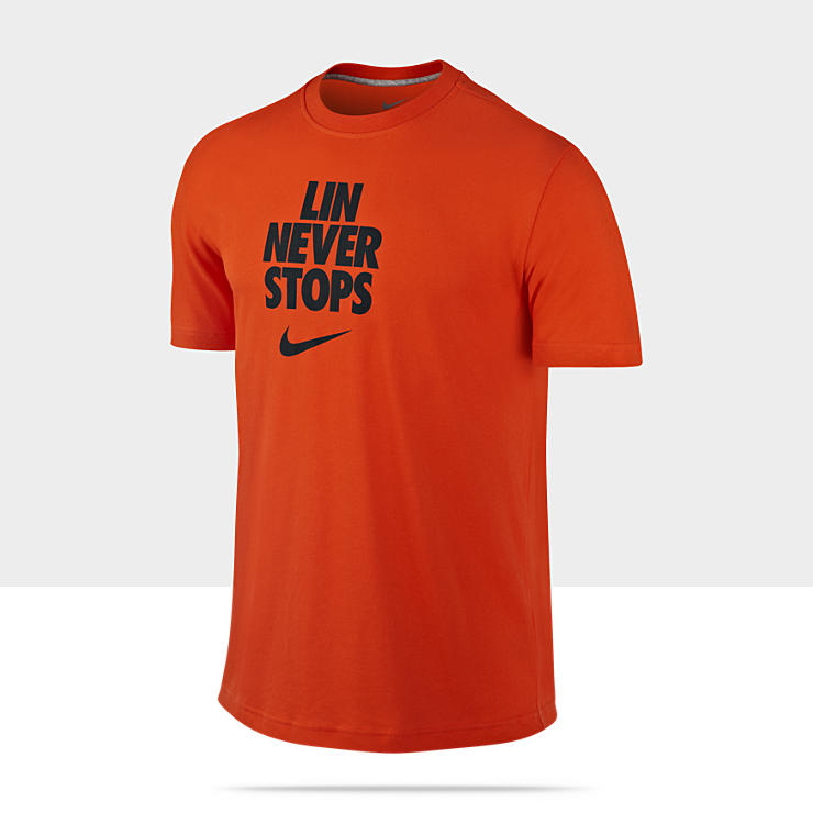 nike athlete never stops lin men s basketball t shirt $ 30 00