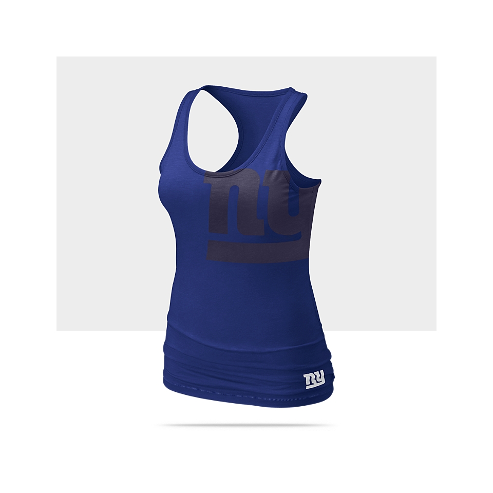  Nike Big Logo Tri Blend (NFL Giants) Womens Tank Top