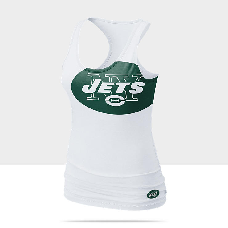 nike big logo tri blend nfl jets women s tank top $ 30 00