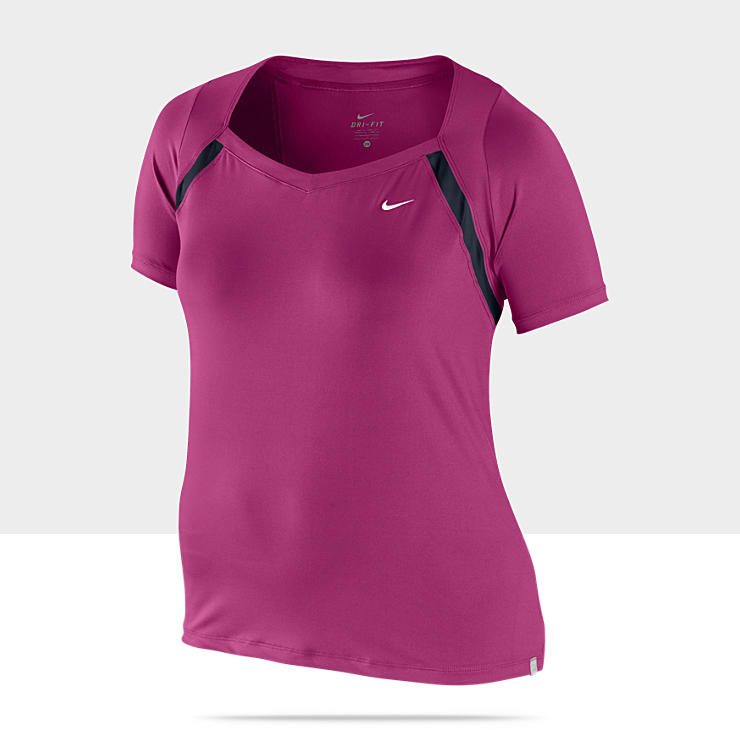 Nike Border Sizes 1X 3X Womens Tennis Top 427074_681_A