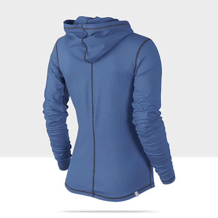 Nike Brushed Half Zip Womens Hoodie 480775_428_B