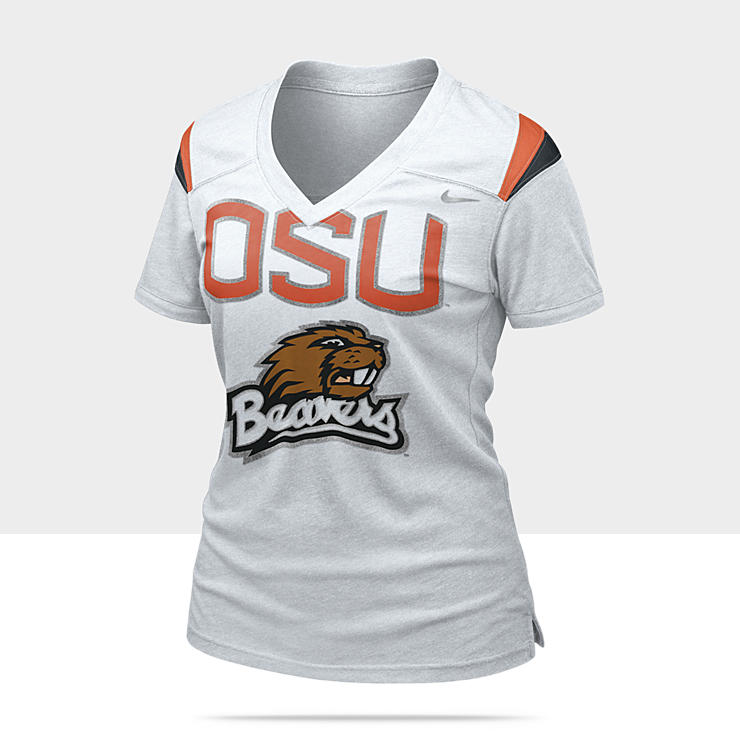 Nike College Football Oregon State Womens T Shirt 4796OE_100_A
