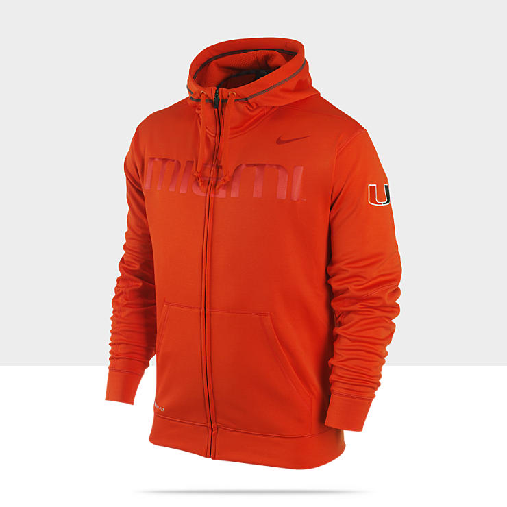 Nike College K.O. (Miami) Mens Training Hoodie 4478MM_811_A