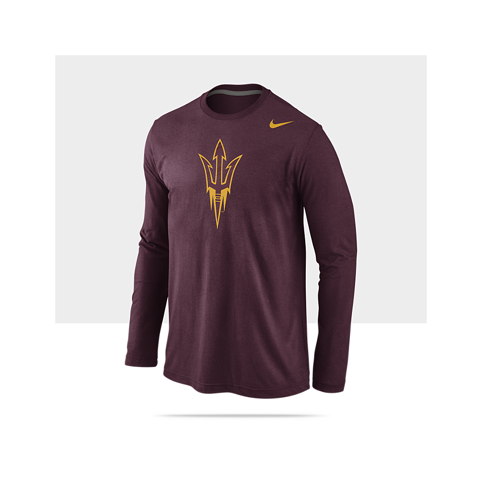 Nike College Logo Long Sleeve (Arizona State) Mens T Shirt. Nike