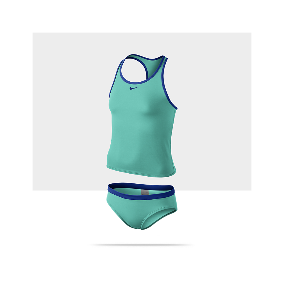 Nike Core Tankini Girls Two Piece Swimsuit