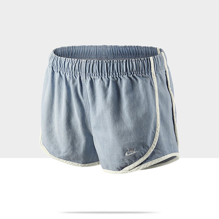 nike denim tempo women s shorts $ 50 00