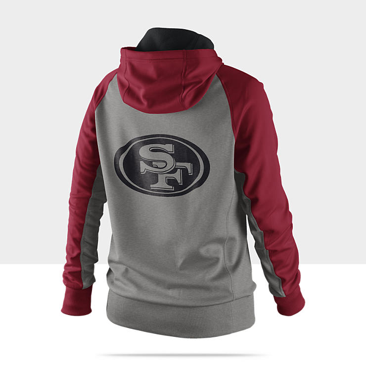  Nike Die Hard Full Zip (NFL 49ers) Womens Hoody