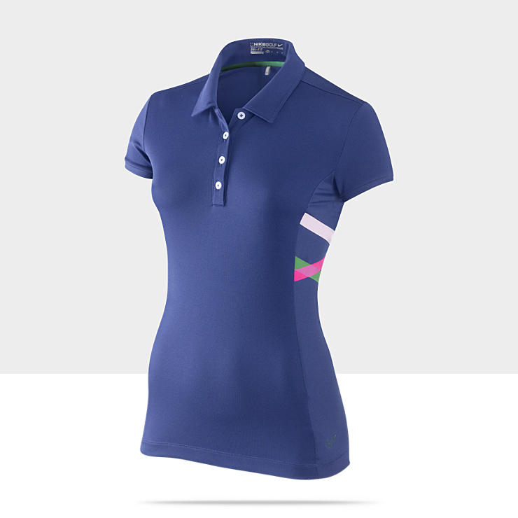 Nike Dri FIT Color Wrap Womens Golf Polo 452688_510_A