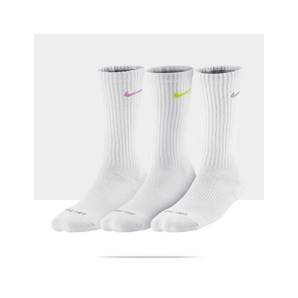 Nike Dri FIT Cushion Crew Socks (3 Pair)