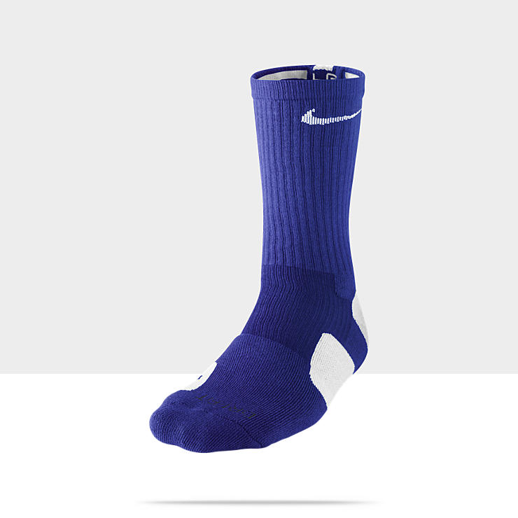 Nike Dri FIT Elite Crew Basketball Socks Large 1 Pair SX3693_421_B