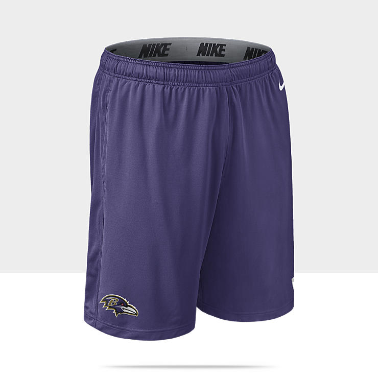 nike dri fit fly nfl ravens men s training shorts $ 36 00