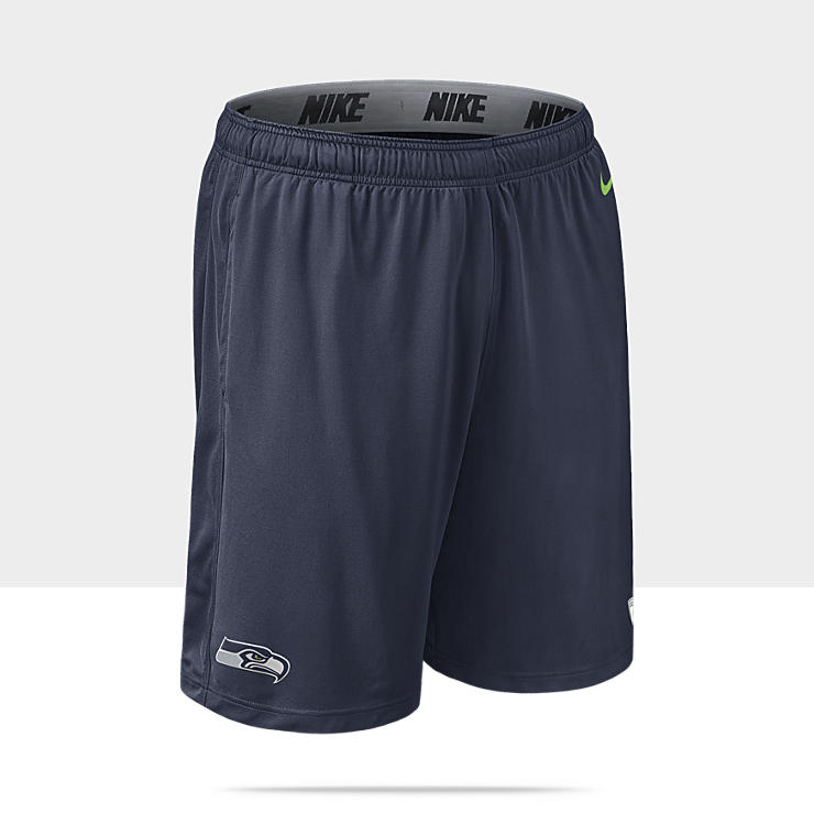 Nike Dri FIT Fly NFL Seahawks Mens Training Shorts 468872_419_A