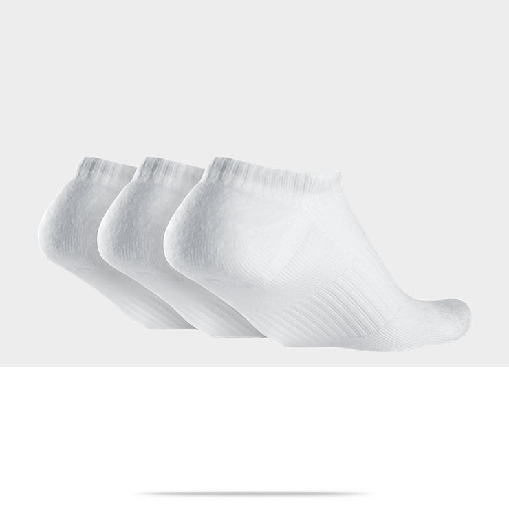  Nike Dri FIT Half Cushion No Show Socks (Large/3 Pair)