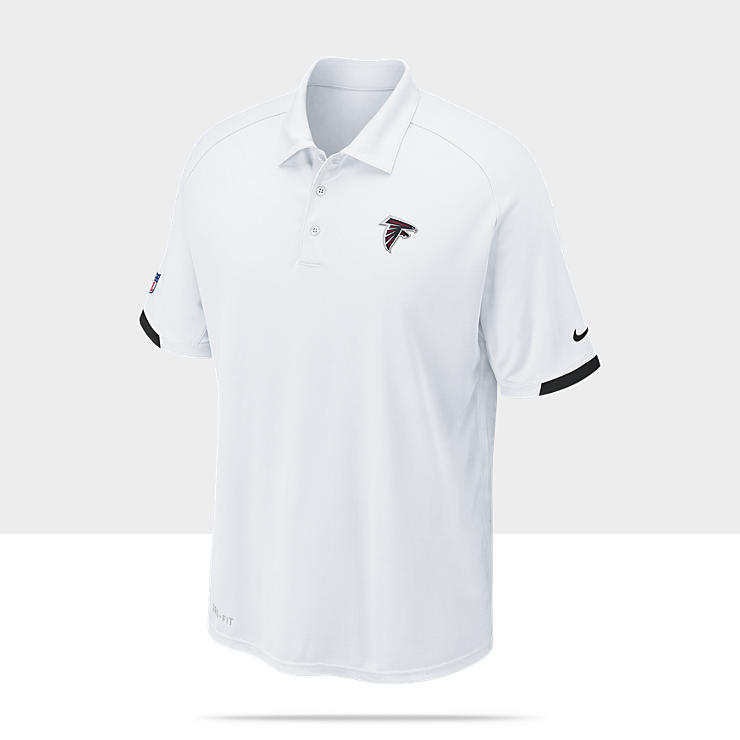 nike dri fit practice nfl falcons men s polo $ 65 00