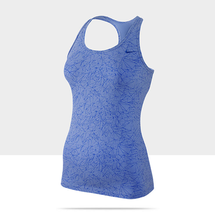 nike dri fit printed indy racerback women s sports top $ 38 00