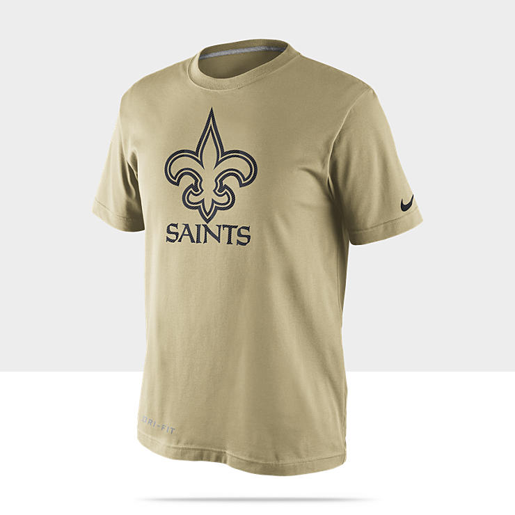    Dri FIT Speed Logo NFL Saints Mens Training T Shirt 468447_783_A