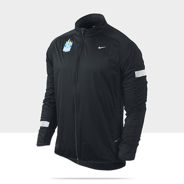   full zip shield 2012 chicago marathon men s running jacket $ 115 00