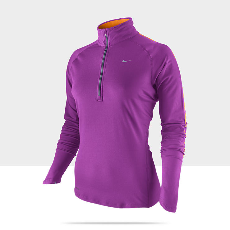 Nike Element Half Zip Womens Running Top 321646_521_A