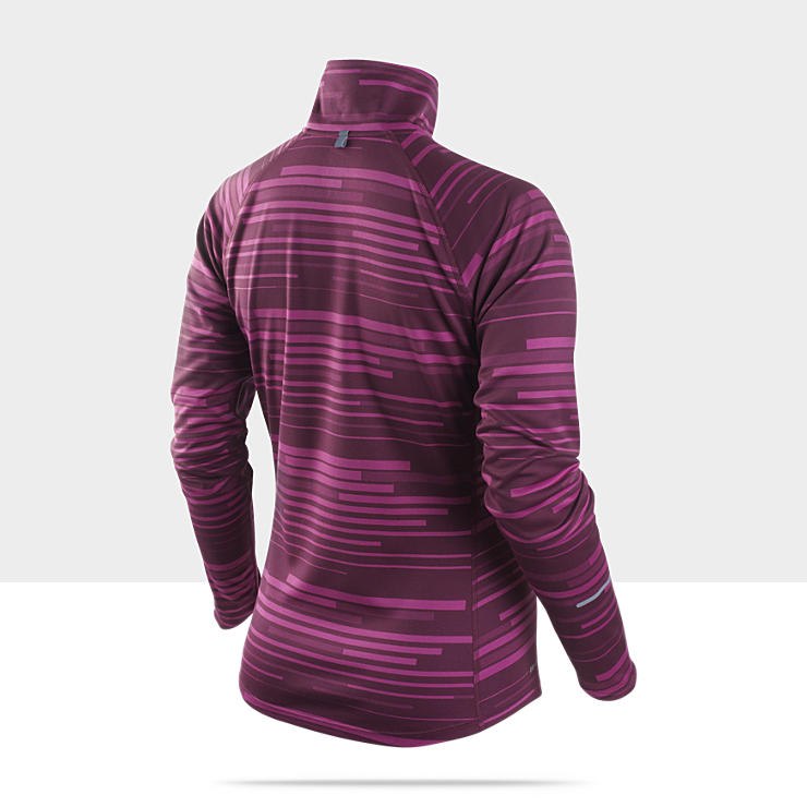  Nike Element Jacquard Half Zip Womens Running Shirt