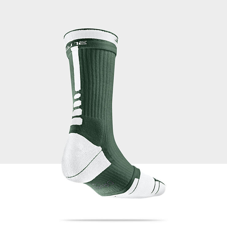 Nike Elite 2 Layer Basketball Crew Socks Large 1 Pair SX4584_345_A
