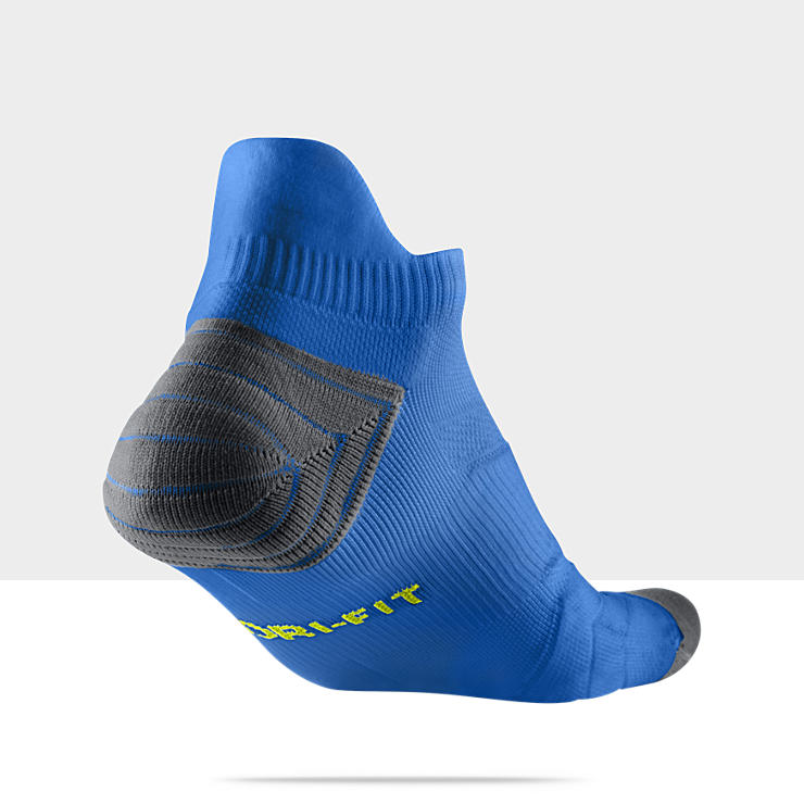 Nike Elite Cushion No Show Tab Running Socks 1 Pair SX4536_447_A