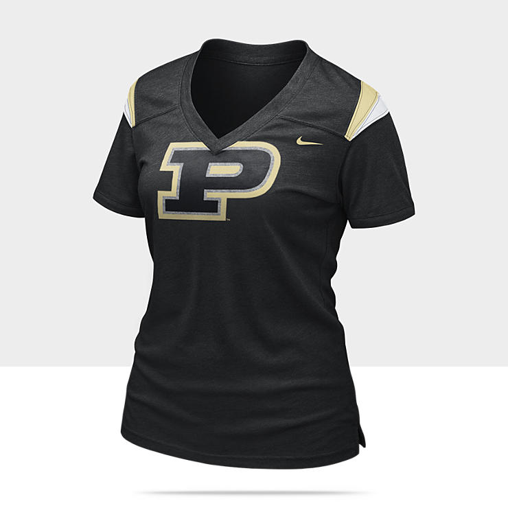 Nike Football Replica Purdue Womens T Shirt 00026401X_PU1_A