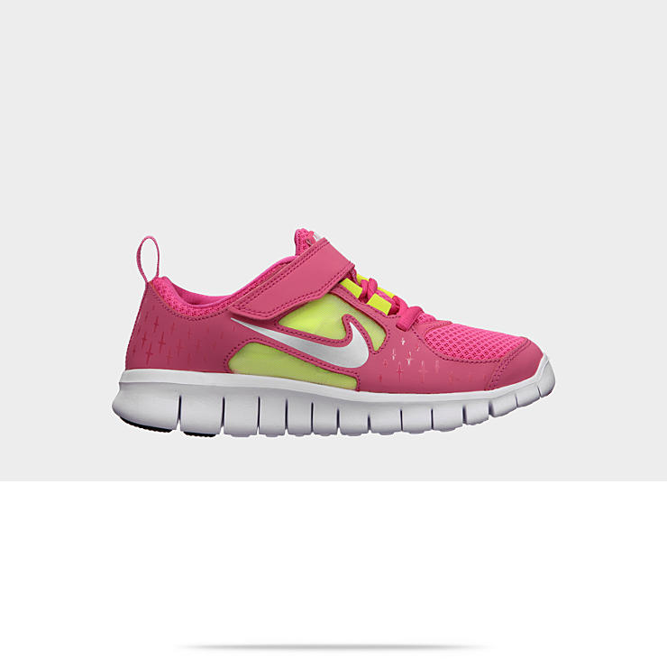  Nike Free Run 3 (10.5c 3y) Pre School Girls Running Shoe