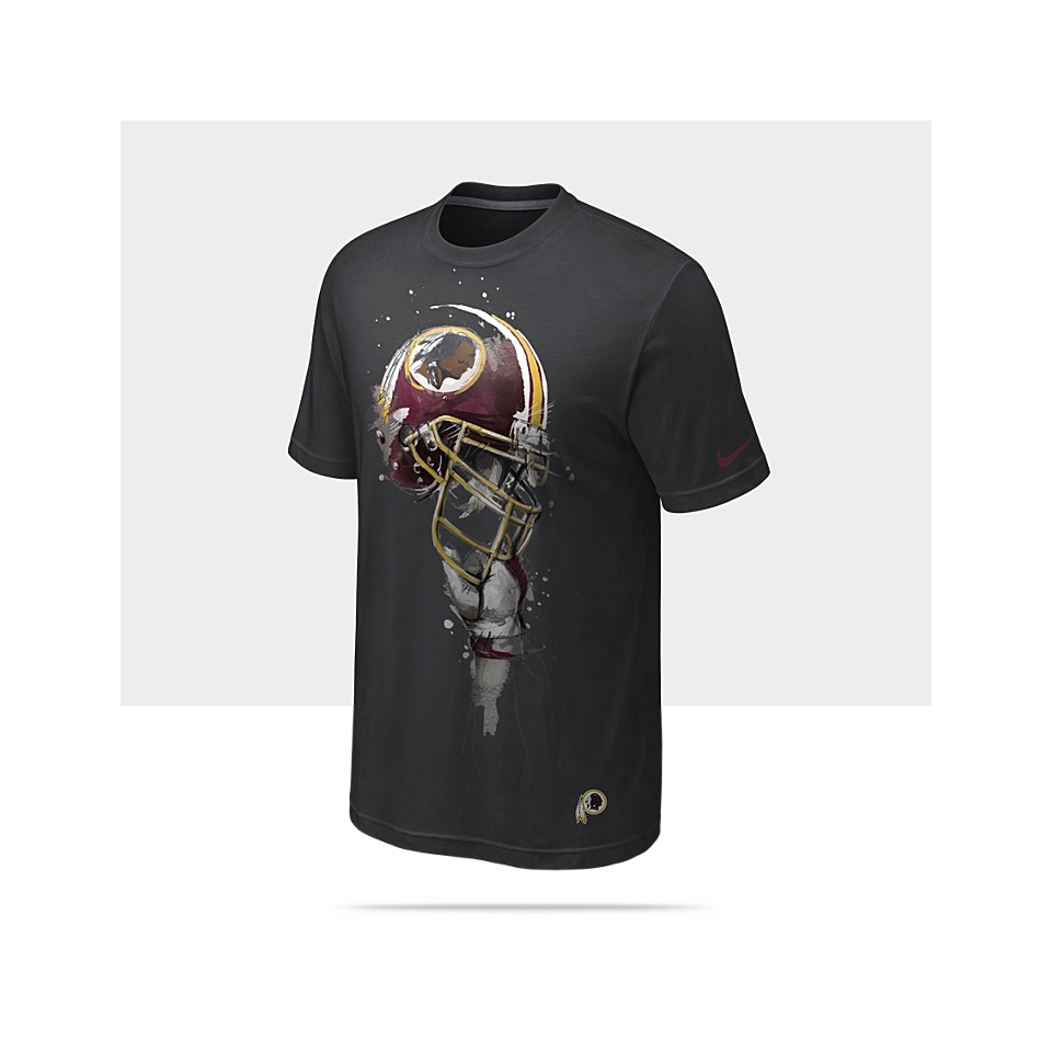  Nike Helmet Tri Blend (NFL Redskins) Mens T Shirt