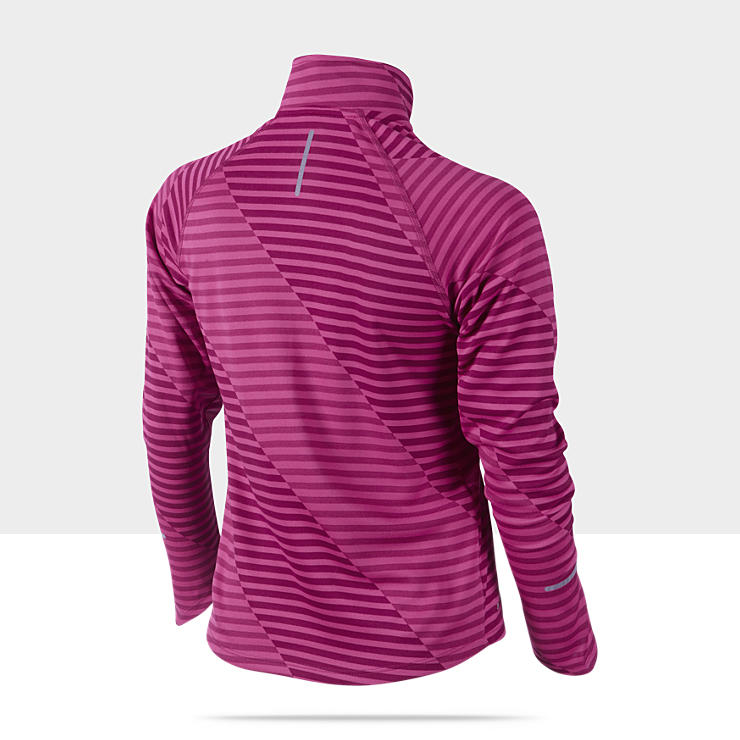  Nike Jacquard Element Half Zip Girls Running Shirt