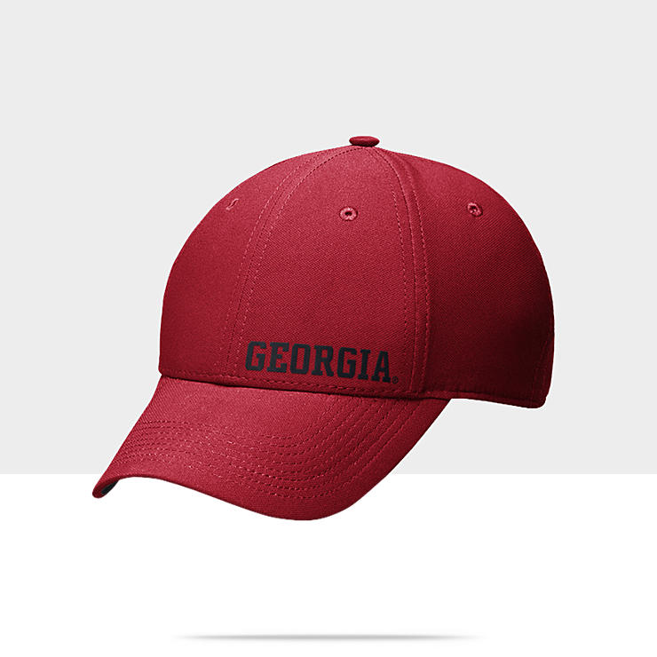 nike legacy 91 players swoosh flex georgia fitted hat $ 25 00