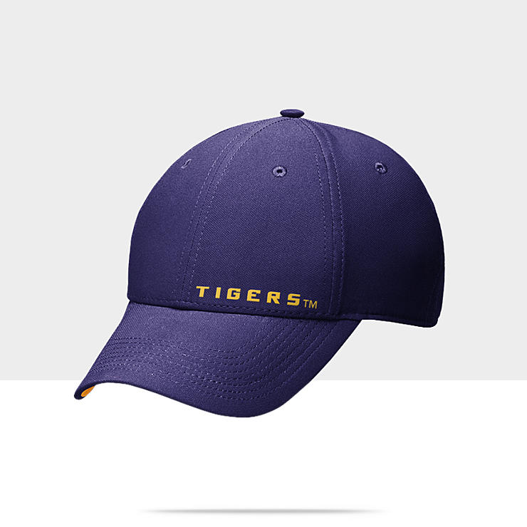  Nike Legacy 91 Players Swoosh Flex (LSU) Fitted Hat