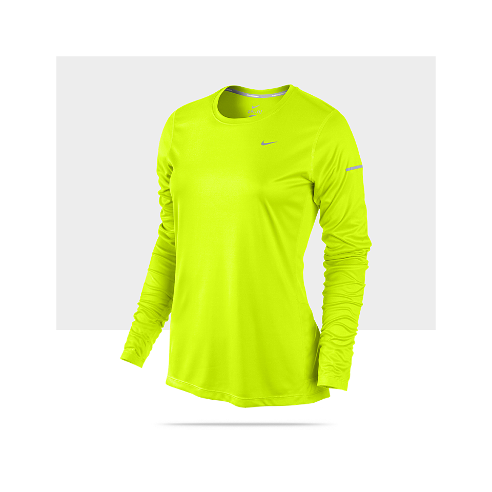 Nike Miler Long Sleeve Womens Running Shirt.