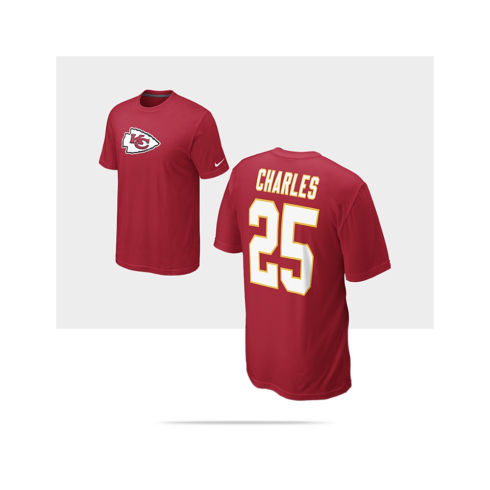 Nike Name and Number (NFL Chiefs / Jamaal Charles) Mens T Shirt