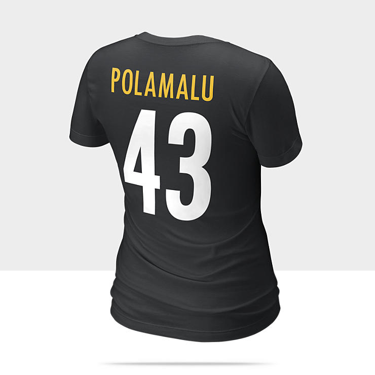 NIKE NAME AND NUMBER (NFL STEELERS / TROY POLAMALU)