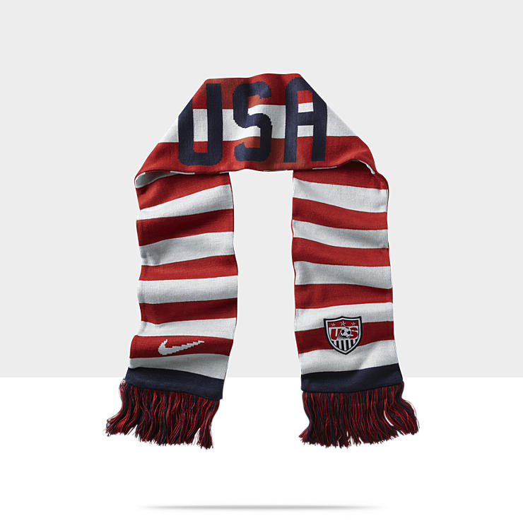 nike national team usa soccer scarf $ 30 00