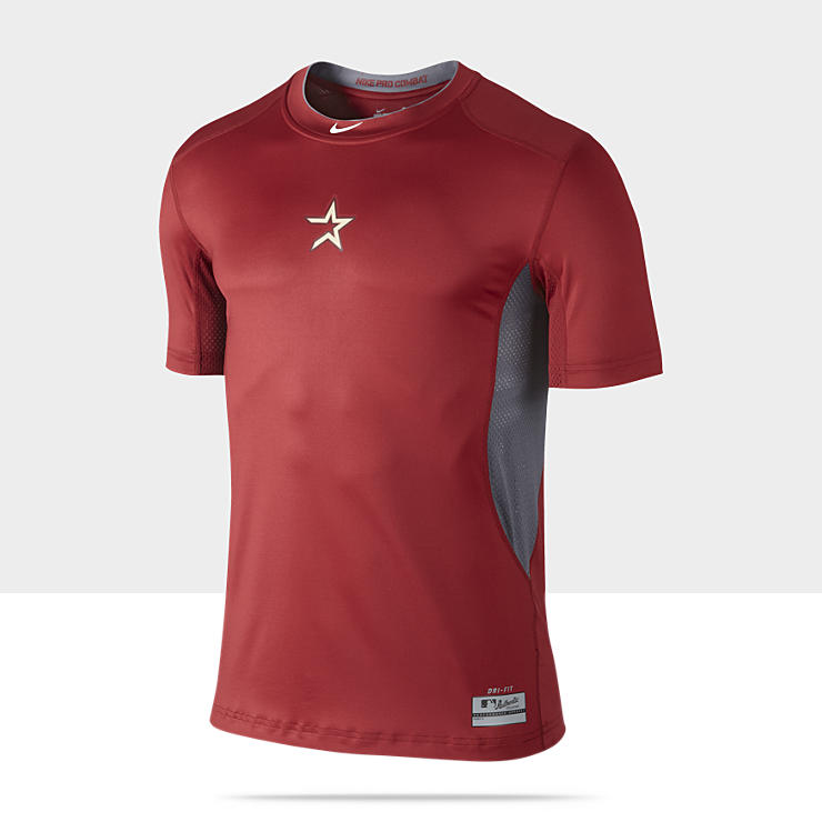   pro combat hypercool 1 2 compression mlb astros men s shirt $ 50 00