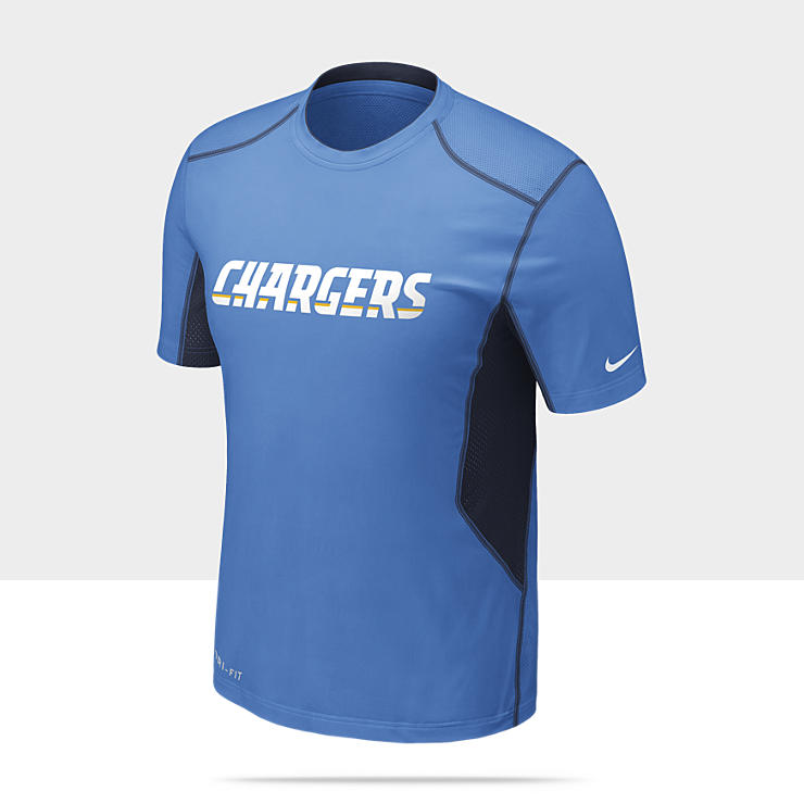   hypercool 2 0 fitted short sleeve nfl chargers men s shirt $ 50 00