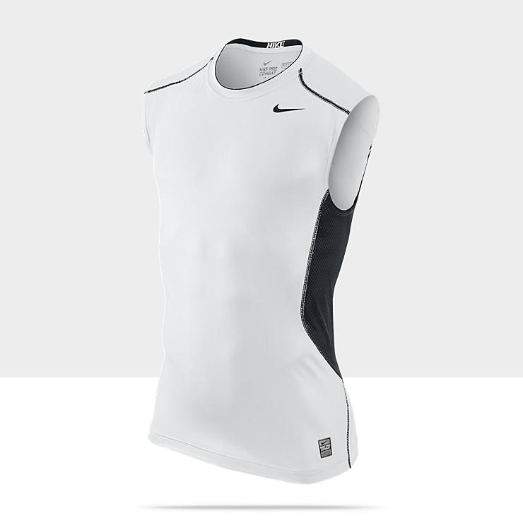 Nike Pro Combat Hypercool 20 Fitted Mens Shirt 449840_103_A