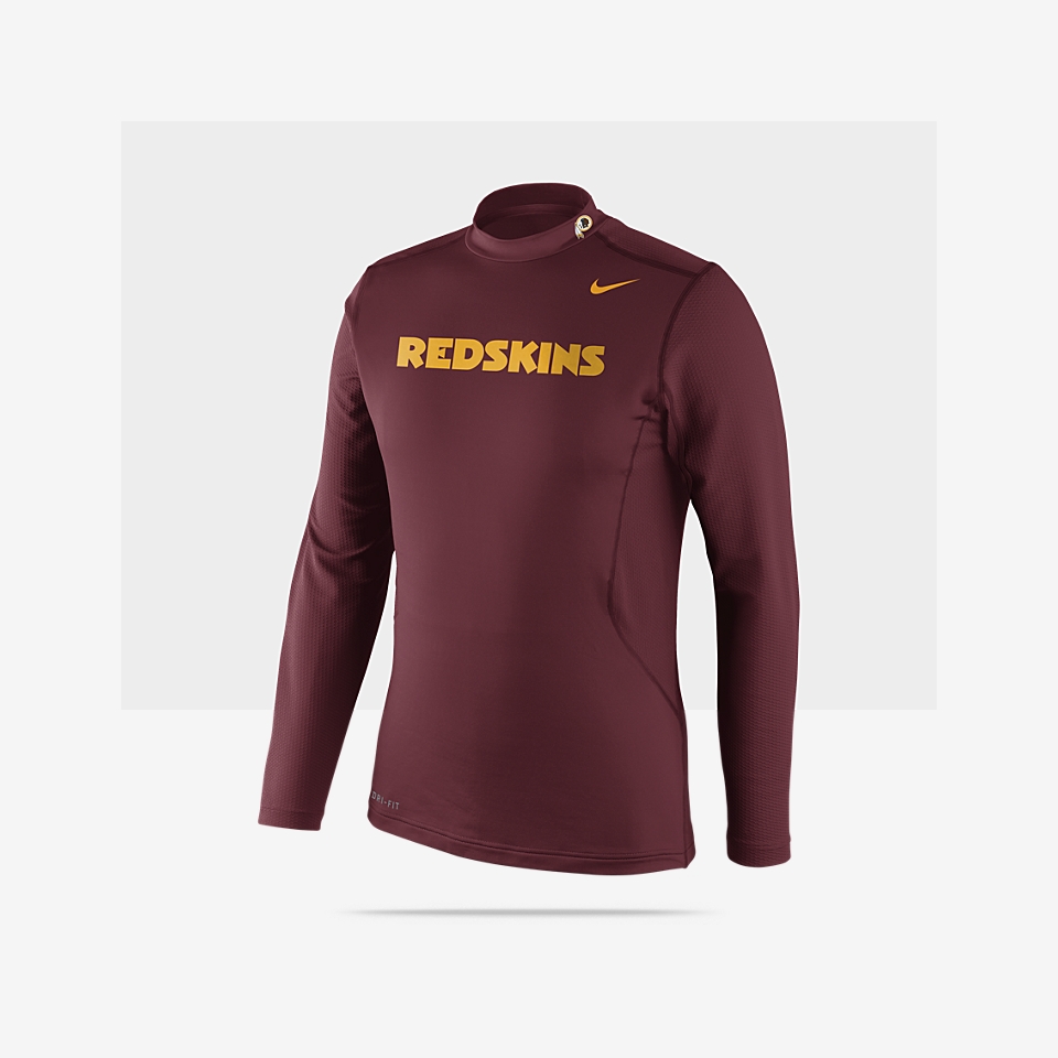 Nike Pro Combat Hyperwarm 2 Long Sleeve (NFL Redskins) Mens Shirt