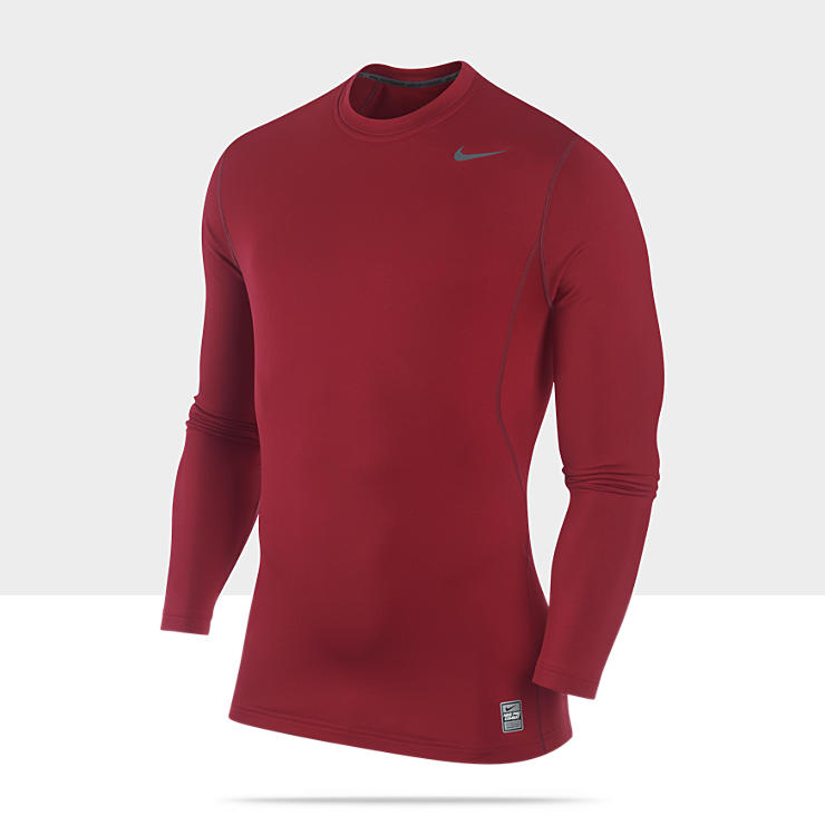 Nike Pro Combat Hyperwarm Fitted 12 Crew Mens Shirt 424895_648_A