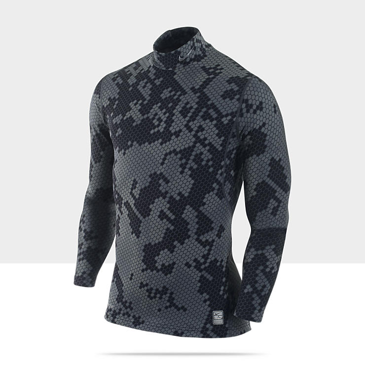 nike pro combat hyperwarm fitted camo men s shirt $ 60 00 $ 47 97