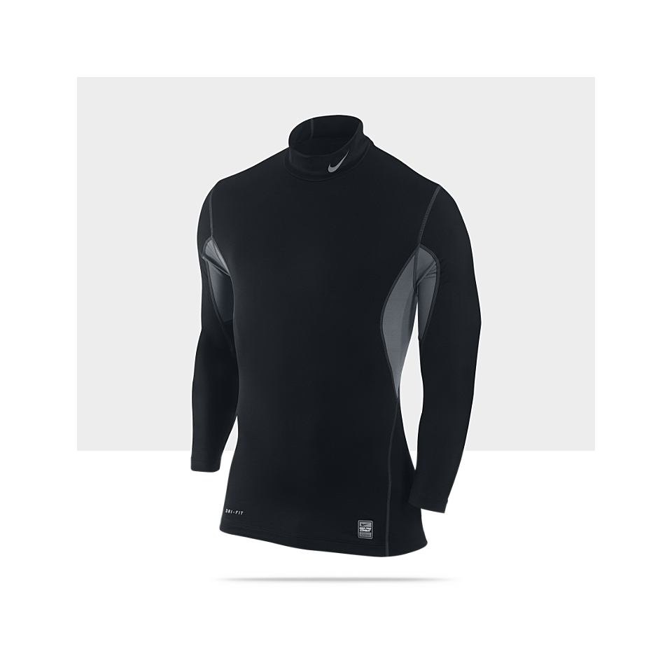  Nike Pro Combat Hyperwarm Fitted Mens Golf Shirt