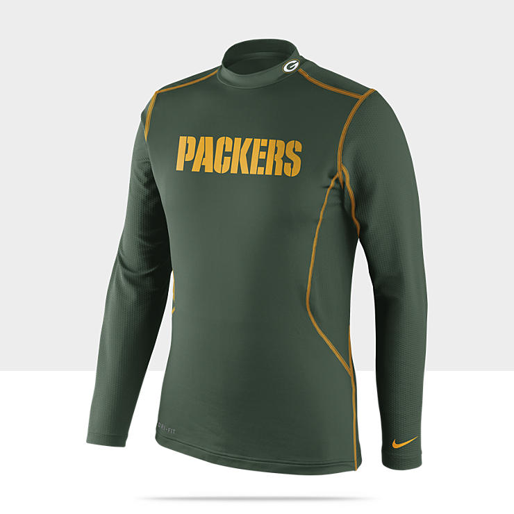    Combat Hyperwarm Long Sleeve NFL Packers Mens Shirt 502400_323_A