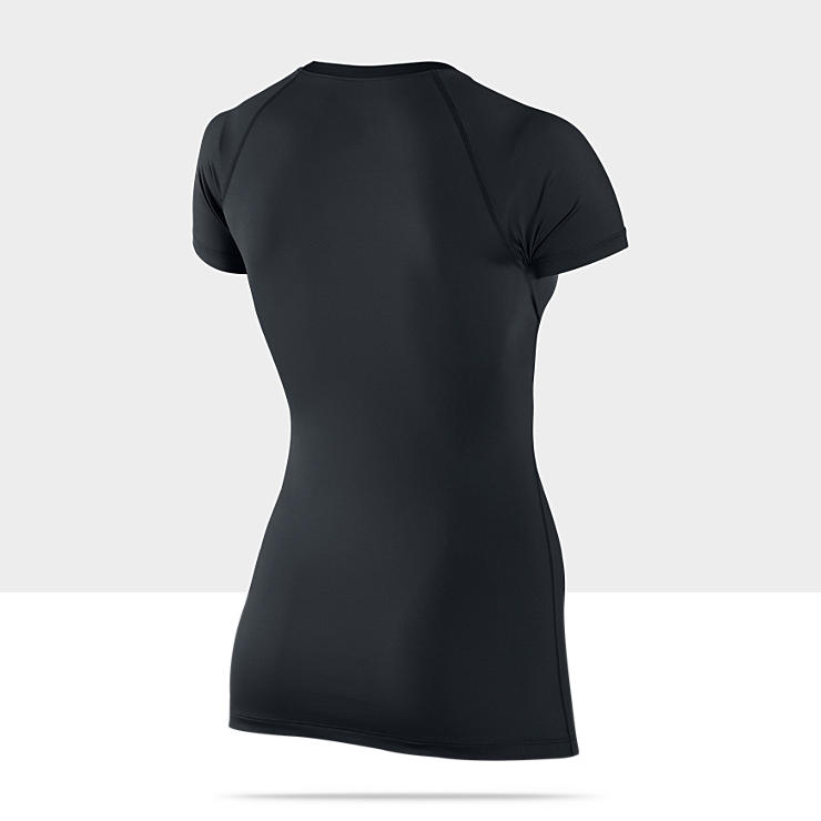  Nike Pro Essentials Fitted V Neck Womens Shirt